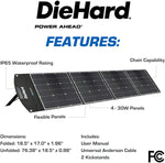 DIEHARD 200W PORTABLE SOLAR PANEL