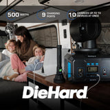 DIEHARD 500W PORTABLE POWER STATION