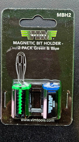 MAGNETIC BIT HOLDER – 2 PACK GREEN & BLUE